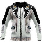 Native Cowboy Jacket No4 Cosplay 3D Over Printed Unisex Deluxe Hoodie ML