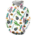 3D All Over Printed Cute Cactus flower Shirts-Apparel-NTH-Hoodie-S-Vibe Cosy™
