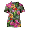 3D All Over Printed Beautiful Cactus flower Shirts-Apparel-NTH-T-Shirt-S-Vibe Cosy™