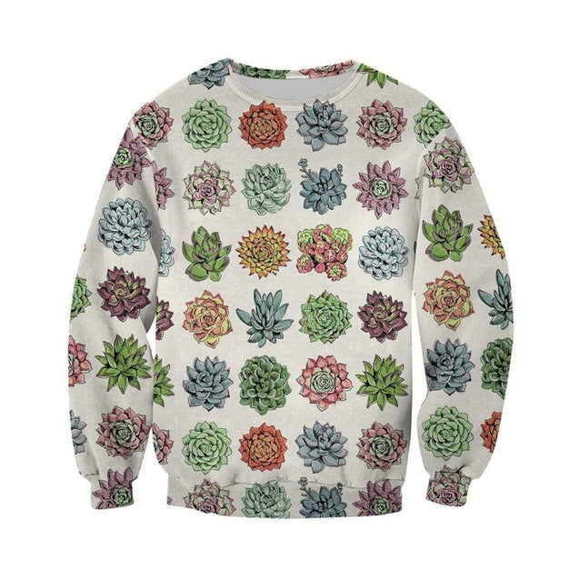 3D All Over Printed stone flower tree Shirts-Apparel-NTH-Sweatshirt-S-Vibe Cosy™