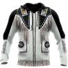 Native Cowboy Jacket No4 Cosplay 3D Over Printed Unisex Deluxe Hoodie ML