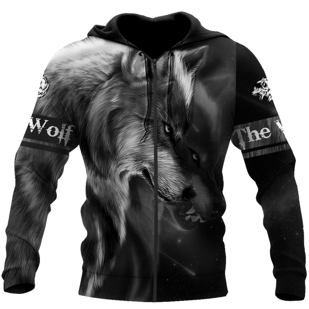 Tattoo Wolf 3D All Over Printed Hoodie For Men and Women DAST19102001