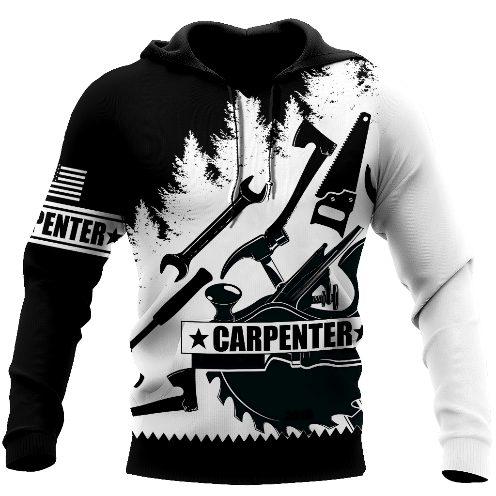 Premium Carpenter Man Tools Black and White Unisex Shirts DL20103201