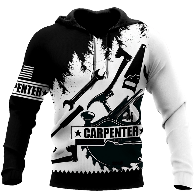 Premium Carpenter Man Tools Black and White Unisex Shirts DL20103201