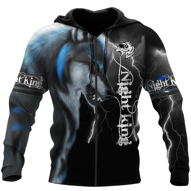 Night King Wolf 3D All Over Printed Hoodie For Men and Women DAST16102020