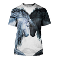 Love Horse 3D All Over Printed Shirts JJ110401