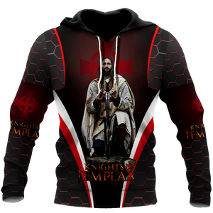 Knights Templar 3D all over printed for men and women PL19082002