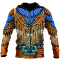 Eagle Native American Hoodie 3D All Over Printed Shirts LAM2019091-LAM