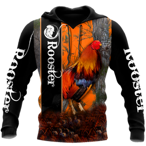 Premium Rooster 3D All Over Printed Unisex Shirts