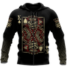 Beautiful Poker Skull Hoodie For Men And Women MEI