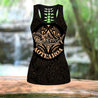 Combo maori shark tattoo tank top & leggings outfit for women HHT17072001-Apparel-PL8386-S-S-Vibe Cosy™