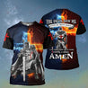 Until I Said Amen Knight Templar 3D All Over Printed Shirts For Men and Women TA063001-Apparel-TA-T-Shirts-S-Vibe Cosy™