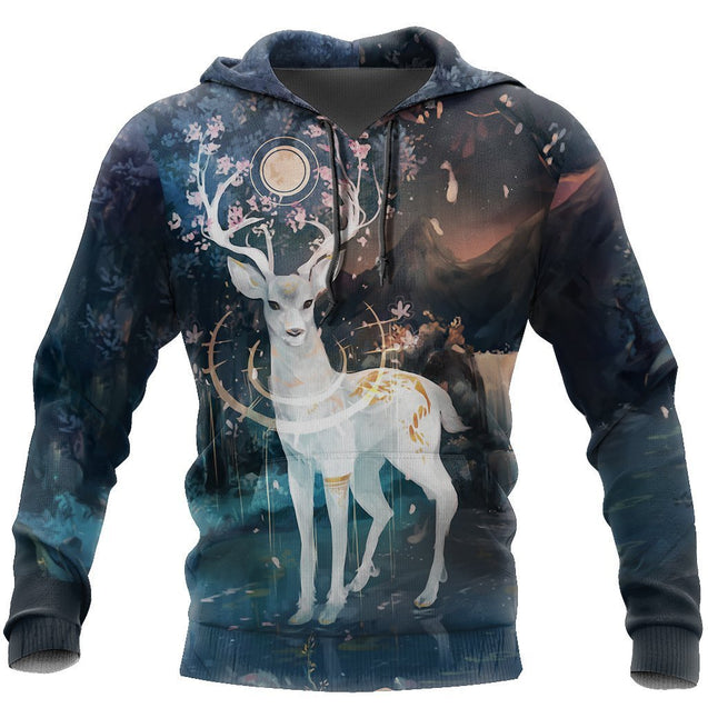 BEAUTIFUL DEER 3D ALL OVER PRINTED SHIRTS ANN231002-Apparel-PL8386-Hoodie-S-Vibe Cosy™