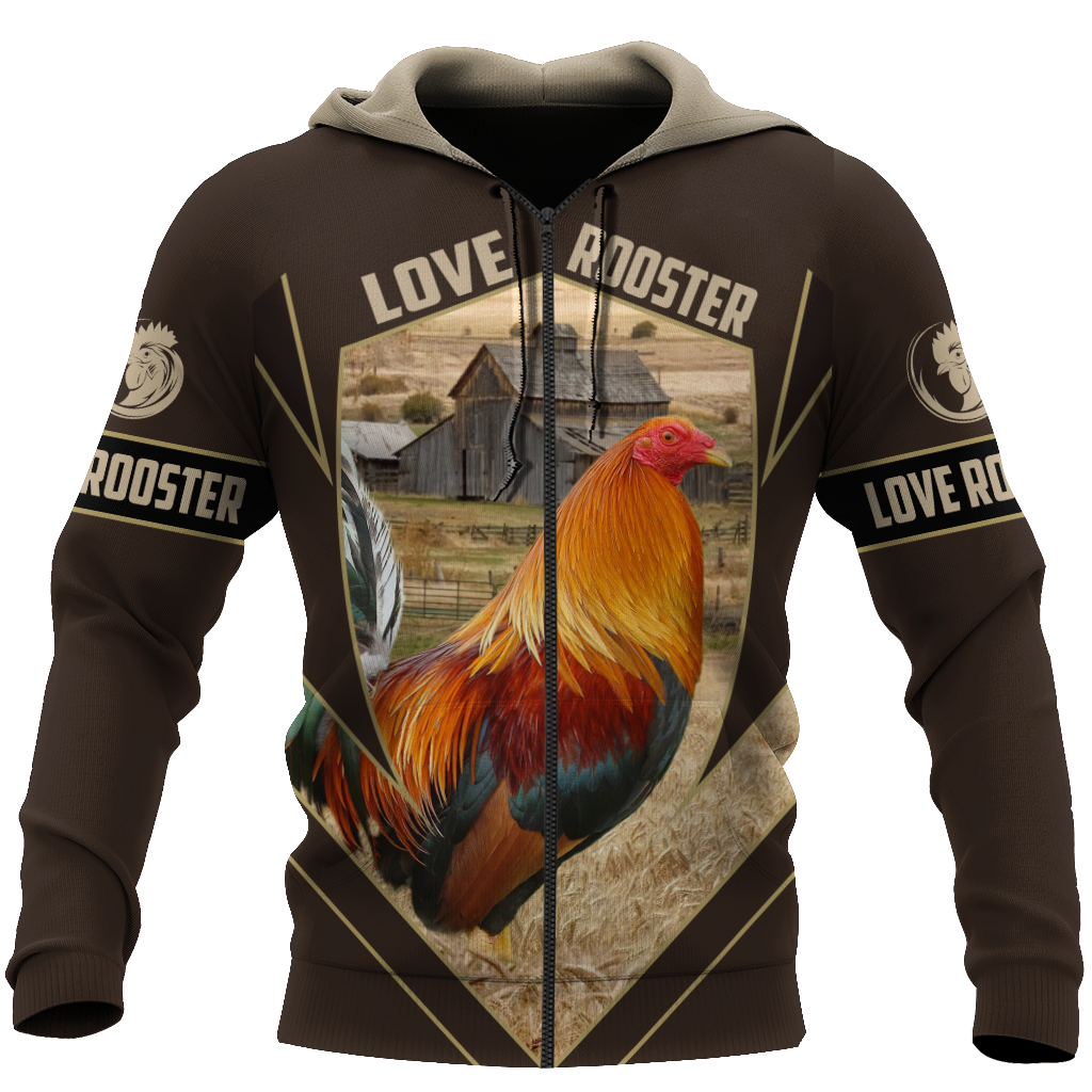 Premium Rooster 3D All Over Printed Unisex Shirts DA8112004