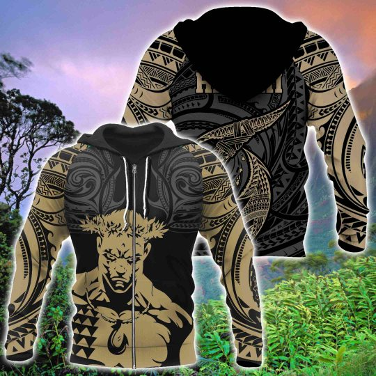 HAWAII HOOK POLYNESIAN GOLD ALL OVER PRINT HOODIES PL14032007-ALL OVER PRINT HOODIES (P)-PL8386-Hoodie-S-Vibe Cosy™