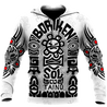 Puerto Rico Black Symbol Sol Taino On White Shirt QB06232004S-Apparel-TQH-Hoodie-S-Vibe Cosy™