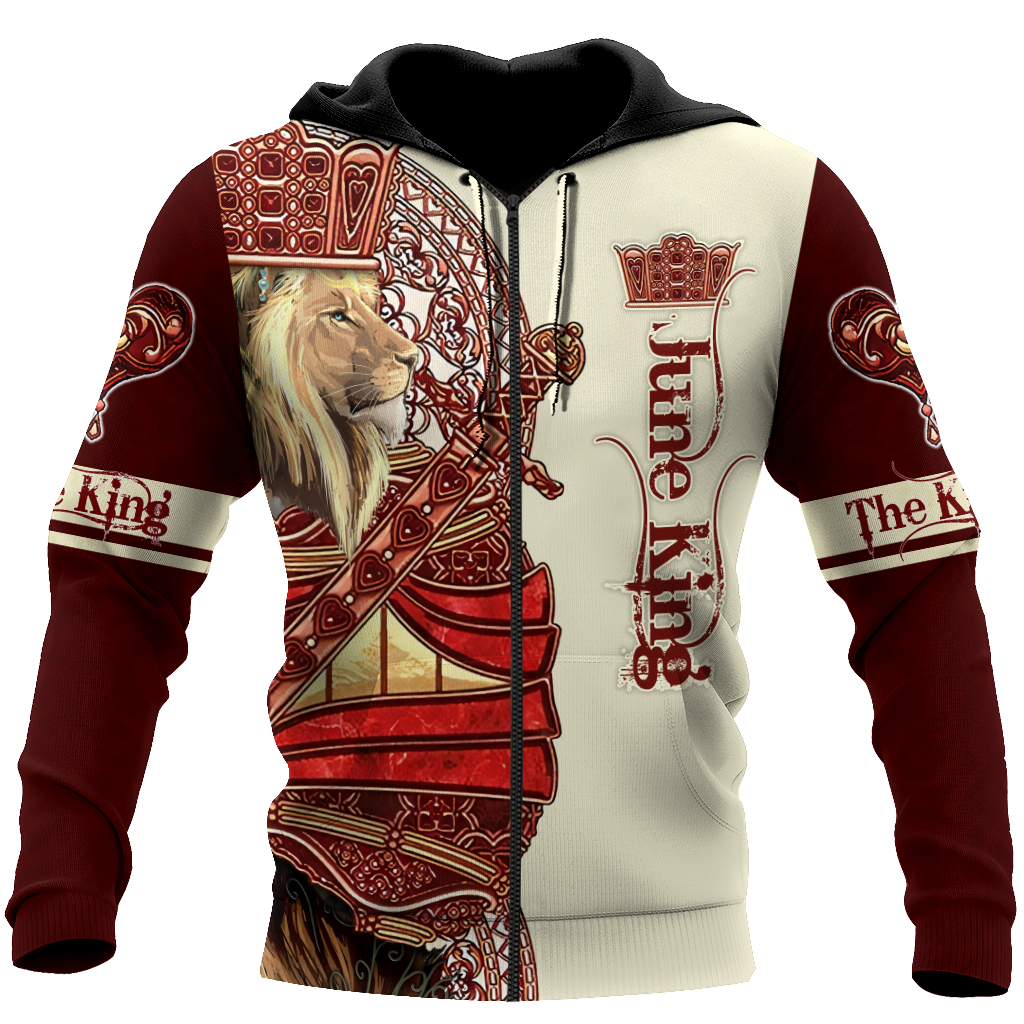 June King Lion 3D All Over Printed Unisex Shirts