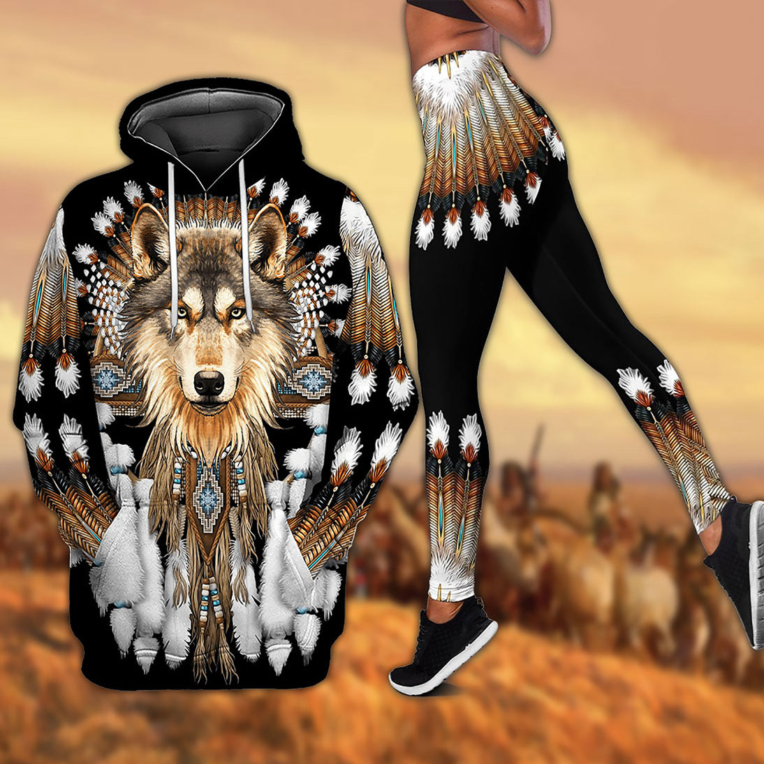 Native American 3D All Over Printed Shirts for Women