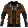 Native Cowboy Jacket No3 Cosplay 3D Over Printed Unisex Deluxe Hoodie