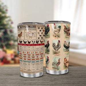 Chicken Knowledge Tumbler HP270308-Tumbler-HP Arts-Vibe Cosy™