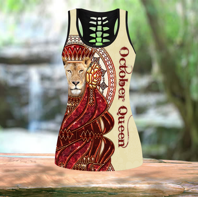 October Lion Queen 3D All Over Printed Shirt for Women