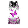 Beautiful Butterfly Combo Tank + Legging QB05192006-Apparel-TA-S-S-Vibe Cosy™