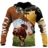 Lovely Cow 3D All Over Printed Shirts For Men And Woman