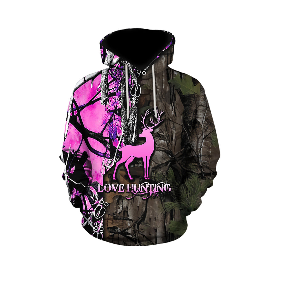Love Hunting Combo Hoodie And Legging Outfit For Women LAM