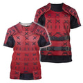 3D All Over Printed Samurai Armor for Men and Women-Apparel-HP Arts-T-Shirt-S-Vibe Cosy™