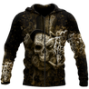 Smoking Skull By ML-Apparel-ML-Zipped Hoodie-S-Vibe Cosy™