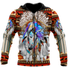 Horse Dreamcatcher Native American Blue Hoodie 3D All Over Printed Shirts DA140920203-LAM