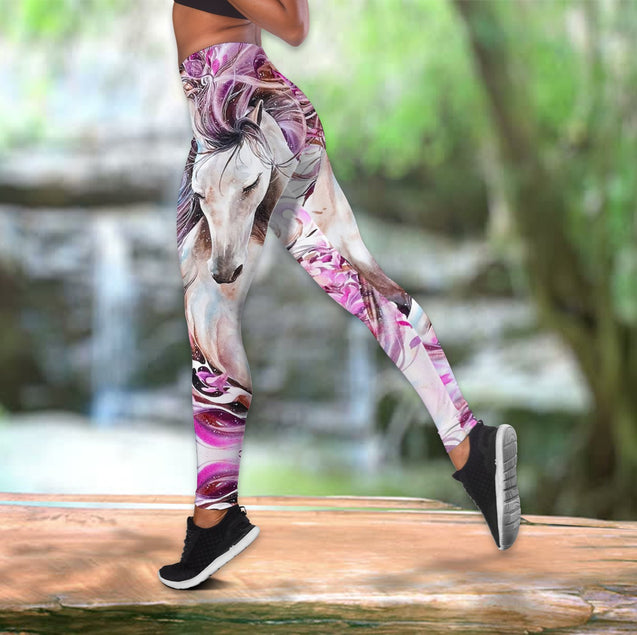 Horse Lady Combo Legging + Tank Top-TA