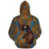 African Hoodie - African Black Girl Floral Hoodie-ALL OVER PRINT HOODIES-HPArt-Men-S-Black-Vibe Cosy™