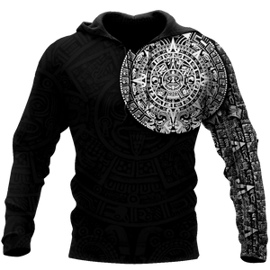 Aztec Mayan Tatoo 3D All Over Printed Shirts For Men and Women DQB07102008S-Apparel-TA-Hoodie-S-Vibe Cosy™