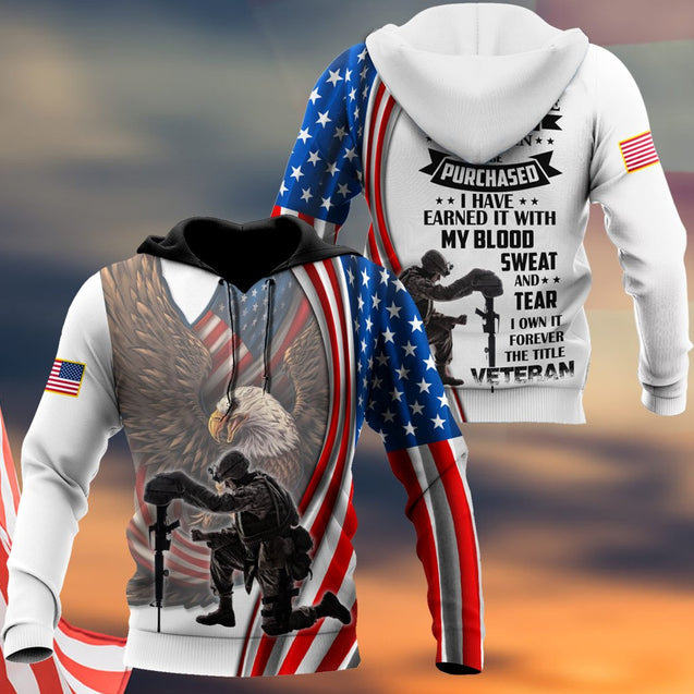 I Own It Forever The Title Veteran US Veteran 3D All Over Printed Shirts For Men and Women DQB09162002S