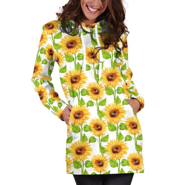 3D All Over Printing Beautiful Sunflowers Legging-Apparel-Phaethon-Hoodie Dress-S-Vibe Cosy™