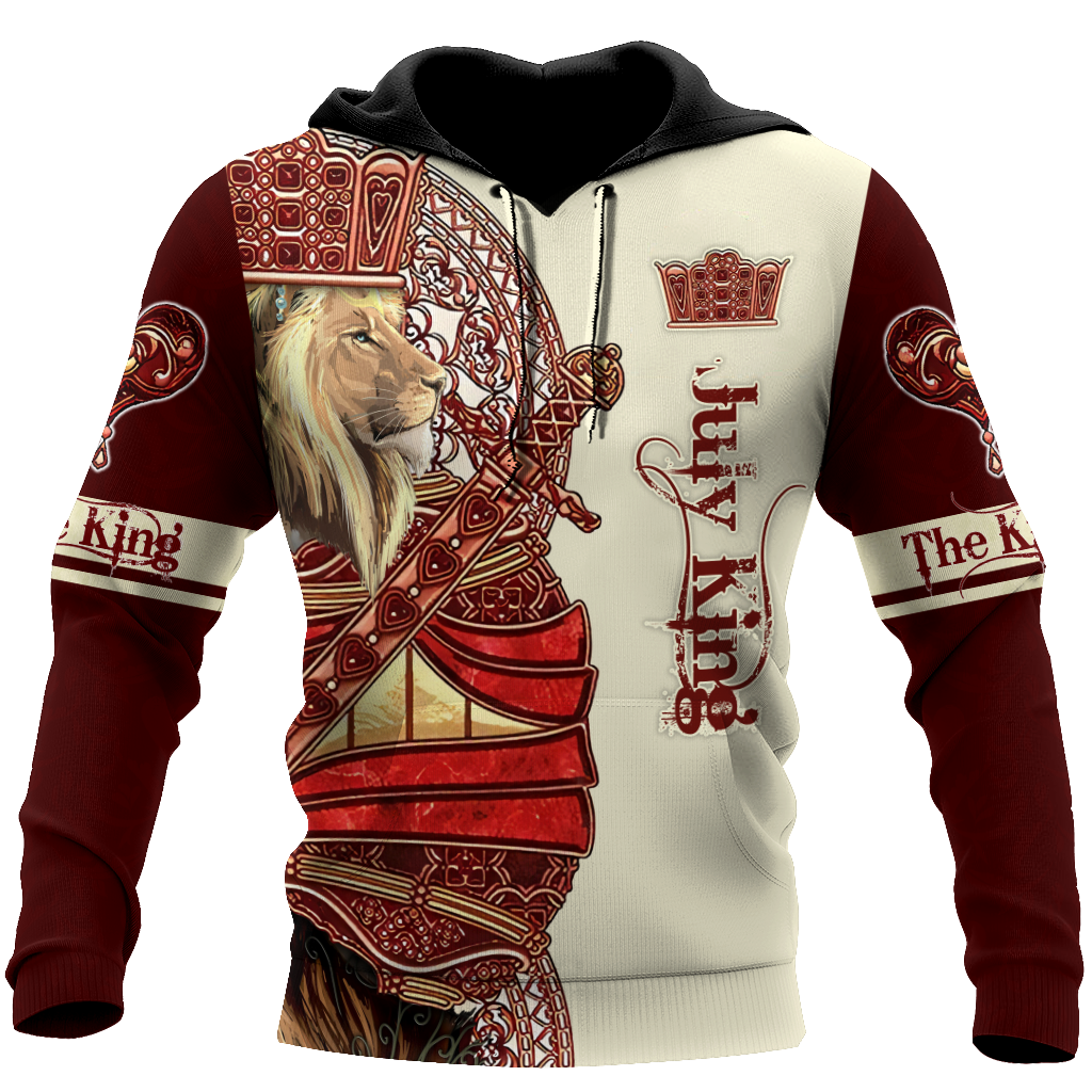 July King Lion Royal  3D All Over Printed Unisex Shirts