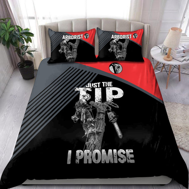 Premium All Over Printed Just The Tip I Promise Arborist Bedding Set MEI