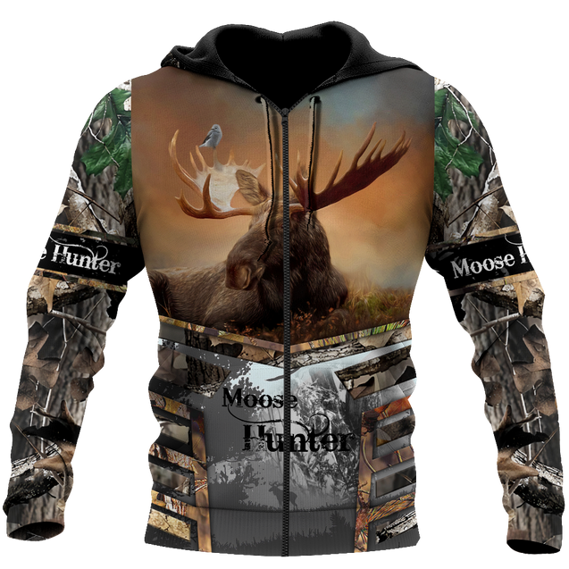 Premium Great Wood Moose Hunter All Over Printed Unisex Shirts