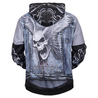 Cerebrum Face Jeans 3D all over for man and women PL05032003-Apparel-PL8386-Zipped Hoodie-S-Vibe Cosy™