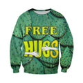 3D All Over Printed Free Hugs Cactus Shirts-Apparel-NTH-Sweatshirt-S-Vibe Cosy™