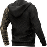 Maori Style Tattoo Pullover Hoodie - Gold A7-Apparel-Khanh Arts-Hoodie-S-Vibe Cosy™