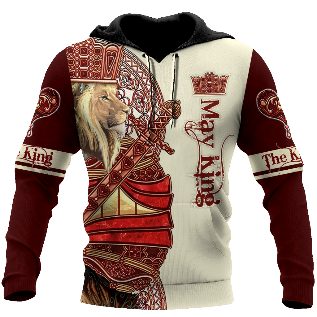 May King Lion 3D All Over Printed Unisex Shirts