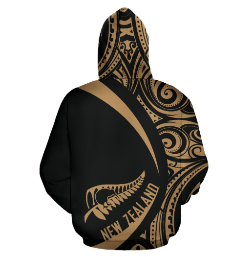 New Zealand Maori Hoodie - Circle Style 02 J1-Apparel-Khanh Arts-Hoodie-S-Vibe Cosy™