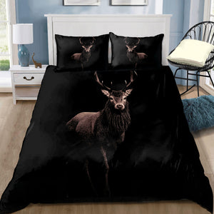 Alone Beautiful Deer Portrait Bedding Set