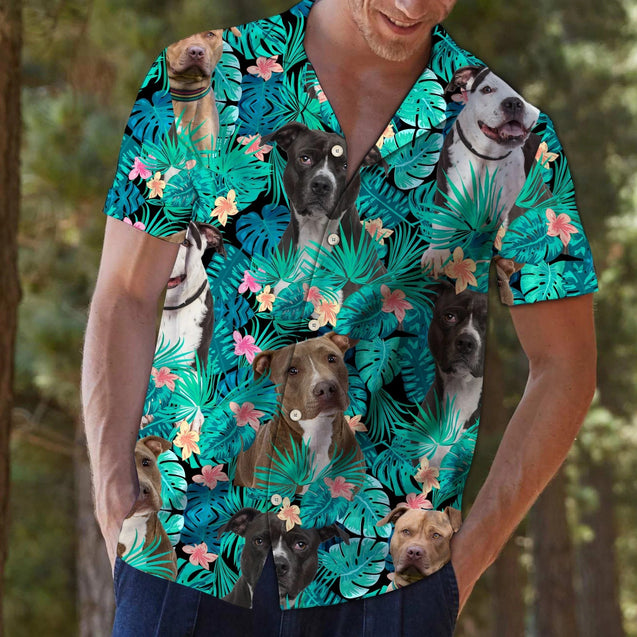 Pitbull Tropical Hawaii Shirt TA0708203-Apparel-Huyencass-HAWAII SHIRT-S-Vibe Cosy™