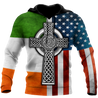 Irish By Blood American By Birth 3D All Over Printed Shirts For Men and Women DQB29102002