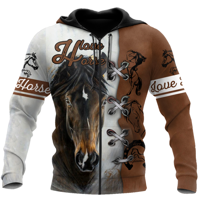 Love Horse 3D All Over Printed Unisex Shirts TNA11132008