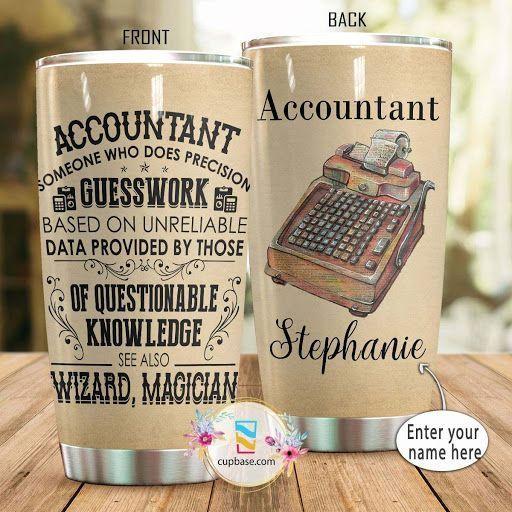 WIZARD ACCOUNTANT PERSONALIZED TUMBLER-Tumbler-HP Arts-Vibe Cosy™