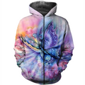 Butterfly Tribal 3D All Over Printed Clothes BF2-Apparel-TA-Zip-S-Vibe Cosy™